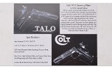 Colt ~ Government "Oscure y Plata" ~ .38 Super - Image 3 of 3