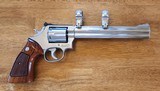 Smith and Wesson 686-3 8 3/8” .357 with factory rings. Excellent - 1 of 2