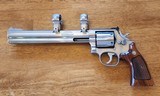 Smith and Wesson 686-3 8 3/8” .357 with factory rings. Excellent - 2 of 2