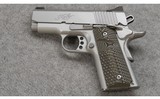 Kimber ~ Stainless Ultra Carry II ~ .45 Auto - 2 of 4