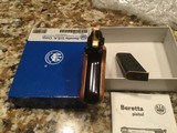 Beretta EL950BS pistol factory gold engraved unfired in the box - 1 of 5