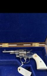 1966 Colt Official police Nickel 38 Special ivory grip unfired - 1 of 10