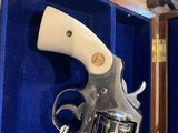 1966 Colt Official police Nickel 38 Special ivory grip unfired - 7 of 10