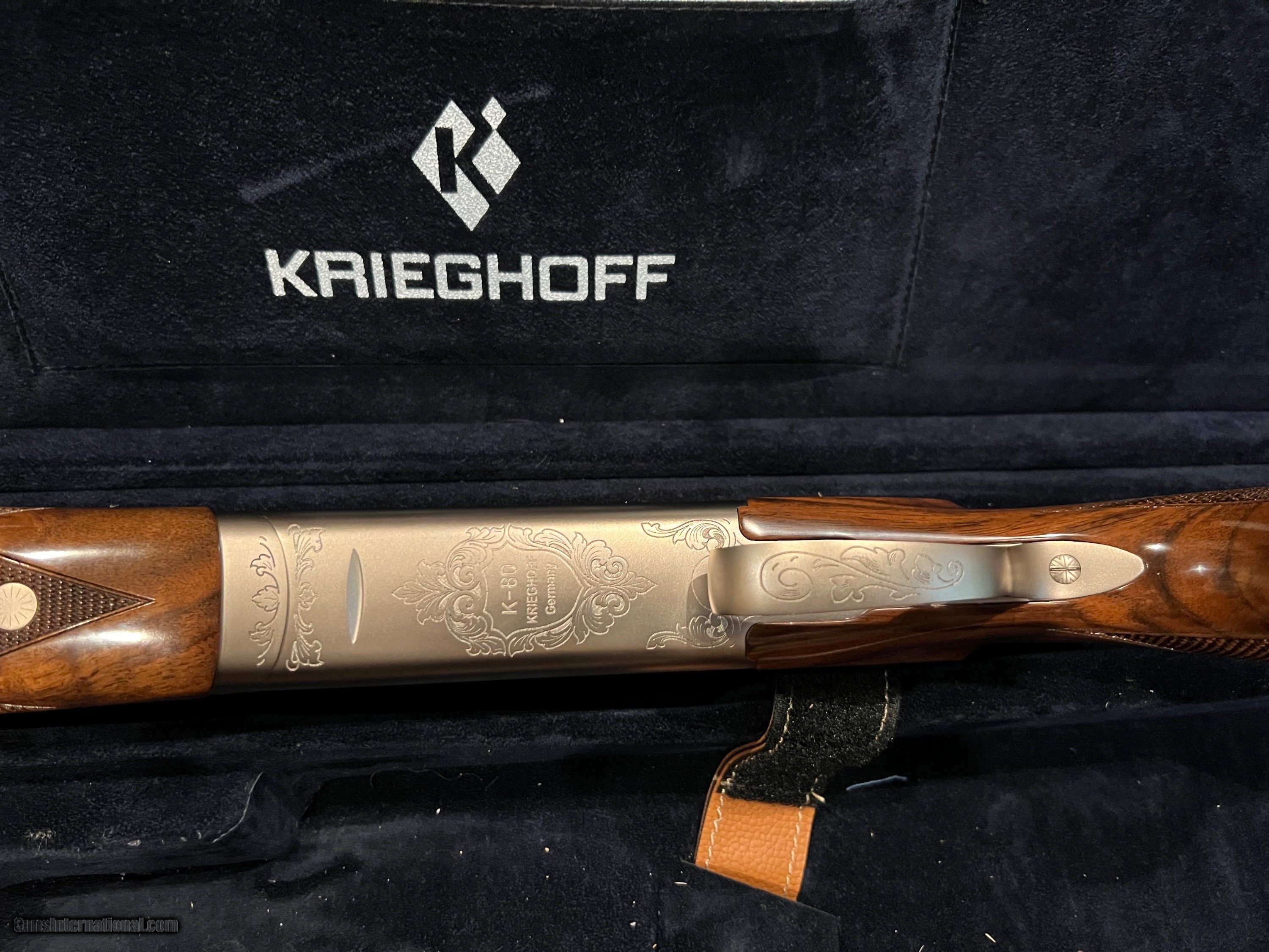 Krieghoff K80 sporting 32” flat rib titanium chokes