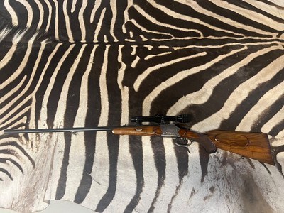 F. w. Vandrey 25-06 single shot falling block rifle