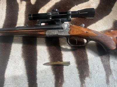 F.W. Vandrey double rifle 9.3X74R - Image 5 of 16