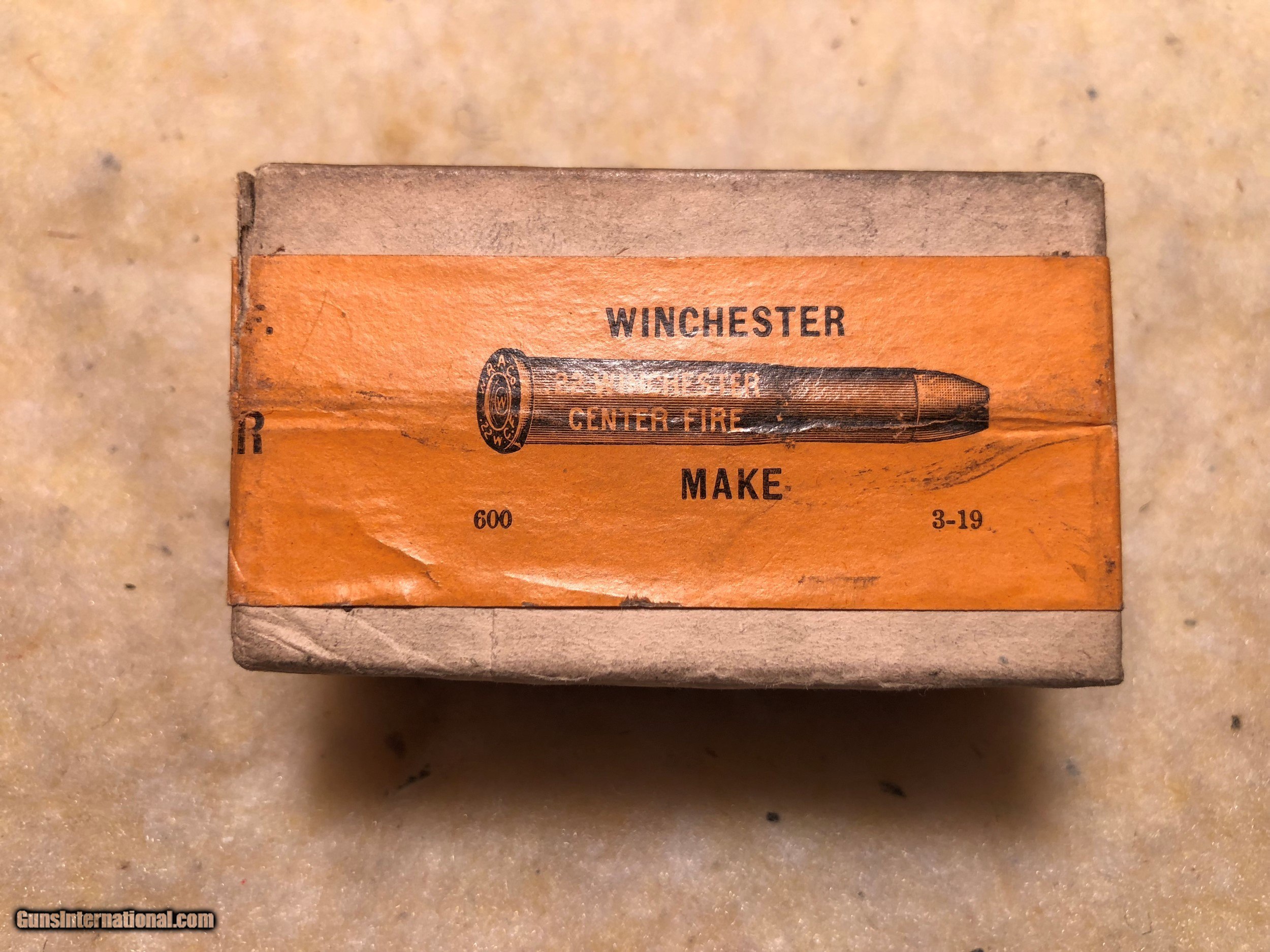 Sealed Box of 50 Winchester 22 WCF Shells