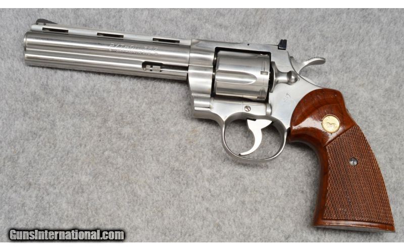 Colt Python 6-inch Stainless, .357 Mag.