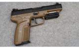 FN Five-Seven FDE with LaserMax Green Laser, 5.7x28mm - 1 of 2