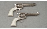 Colt ~ 3rd Gen SAA Engraved Pair ~ .45 Colt - 1 of 16