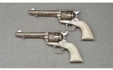 Colt ~ 3rd Gen SAA Engraved Pair ~ .45 Colt - 2 of 16
