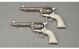 Colt ~ 3rd Gen SAA Engraved Pair ~ .45 Colt - 3 of 26