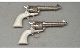 Colt ~ 3rd Gen SAA Engraved Pair ~ .45 Colt - 1 of 26