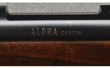 Alpha Arms ~ Alpha Custom, Texas Ducks Unlimited Series V ~ .243 Win - 11 of 12