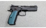 CZ ~ Shadow 2 Black & Blue ~ 9mm Luger - 1 of 4