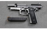 Beretta ~ Model 92XI SAO ~ 9mm Luger - 2 of 3