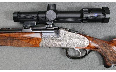 Krieghoff ~ Sidelock over/under ~ 9.3x74 - Image 8 of 11