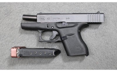 Glock ~ 43 ~ 9mm Luger - Image 2 of 2