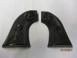Colt Factory Single Action Army Revolver Black Bakalite Grips - 2 of 7