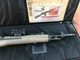 Springfield Armory M1A Scout Squad rifle Rare Flat Dark Earth synthetic stock! As new! - 2 of 10