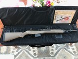 Springfield Armory M1A Scout Squad rifle Rare Flat Dark Earth synthetic stock! As new! - 1 of 10