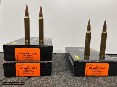 300 Weatherby Ammunition HSM 60 rounds