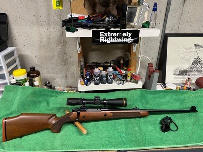 SAKO AV 338 Win Mag Like New with Leupold VX5 HD 3-15x44 scope