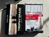 Nosler Trophy Grade 28 Nosler 160gr AccuBond rifle ammunition 40 rds - 2 of 2