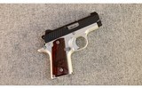 Kimber ~ Micro Carry ~ .380 ACP - 1 of 3