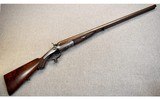 E. Cox ~ Boxlock Under Lever Side by Side ~ 8 Gauge ~ Southampton - 1 of 11