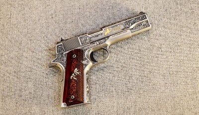 Colt ~ Government Model ~ .45 ACP ~ Engraved