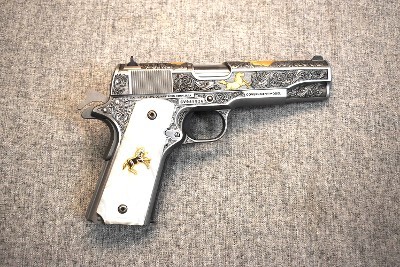 Colt~Government Model "Master Scroll"~.38 Super - Image 1 of 3