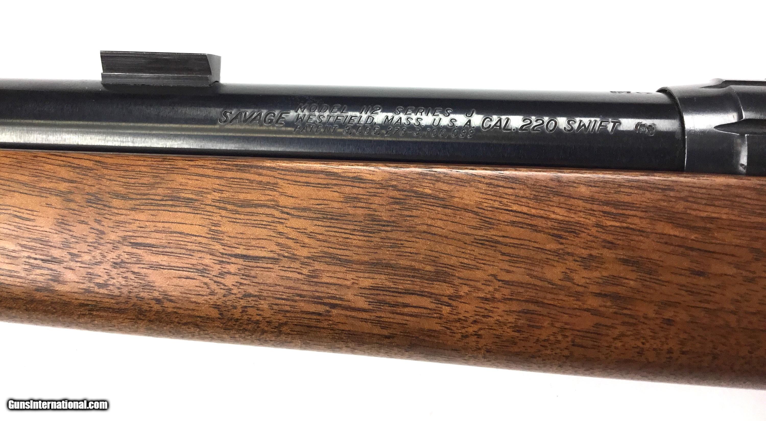 Savage Model 112 Series J .220 Swift