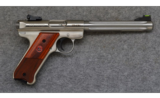 Ruger MK III Hunter, .22 LR., Stainless Pistol - 1 of 1