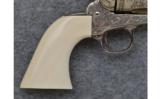 Colt SAA, .45 Colt, Engraved/Nickel/Ivory Grips - 7 of 7