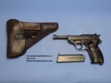 Walther (AC-41) P.38, Caliber 9 mm, Serial Number 18XX e. - 1 of 11