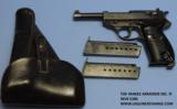 Walther (byf) Mauser made P-38, Stacked 44 plus Capture Papers, Caliber 9 mm - 2 of 9