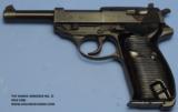 Walther (byf) Mauser made P-38, Stacked 44 plus Capture Papers, Caliber 9 mm - 3 of 9