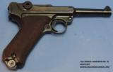 Mauser P-08 (42) Dated 1939 with Capture Papers, Caliber 9 mm - 2 of 8
