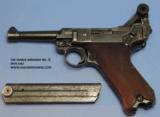 Mauser P-08 (42) Dated 1939 with Capture Papers, Caliber 9 mm - 3 of 8