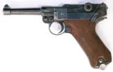 Mauser P-08, (S/42), Caliber .9mm, Serial Number 48XX, Dated 1938.
- 2 of 6