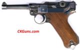 Mauser (Luger) P-08 Dated S/42, Ser. 77XX d.Matching Magazine Dated 1938 Cal. 9mm. - 1 of 4