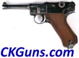 Mauser (Nazi Mauser Banner Polizie) P.08, Ser. 42XX x. Cal. 9mm.
- 1 of 4