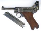 Mauser Banner Police P-08 Cal. 9 mm, Ser. 23XX u Dated 1942. - 3 of 5