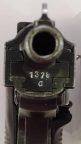 Walther P-38, (Mauser coded byf), Cal. 9mm, Ser. 13XX a. Dated 1942, Stacked. - 6 of 12