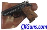 Walther (Pre War)PPK, Rig,Cal. .32 acp, Ser.8549XX, Mfg Date 1935. - 1 of 10