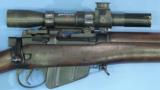 Enfield Sniper No.$ Mk 1.Cal. .303, Ser. A 44XX. - 5 of 8