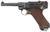 Mauser P-08 coded S/42, dated 1937, Cal. 9 mm ser. 3XX r. - 1 of 6