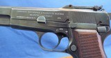 Browning P-35 (Nazi).TANGENT SGHT Cal. 9 mm, Ser. 97829 *AWESOME CONDITION!!!!* - 6 of 10