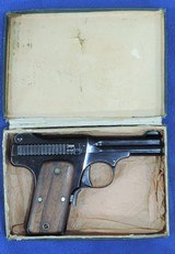 Smith & Wesson Mdl. 1913, Cal 35 S & W , Ser. 2121 Original Box And S&W Factory Letter included. - 8 of 11